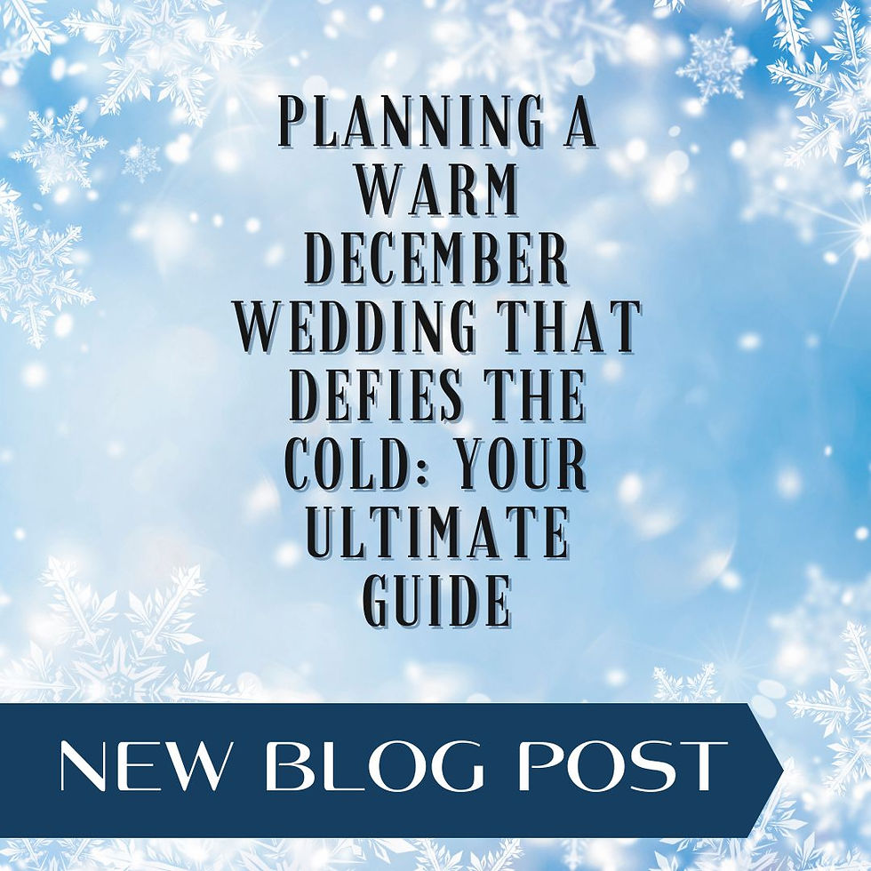 Planning your Dream Wedding in December