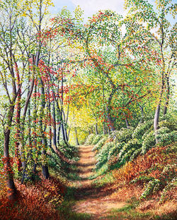 Hindle,Stuart_Early Morning on the Old Trail - Stuart Hindle