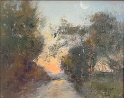Clinton, Sharon-A Country Road in MIllwood at Dusk