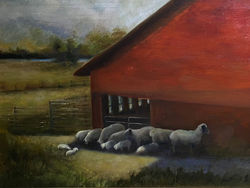 Weed, Peggy-In the Shade by the Red Barn