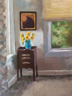 Stevens, Libby-Corner Sunflowers