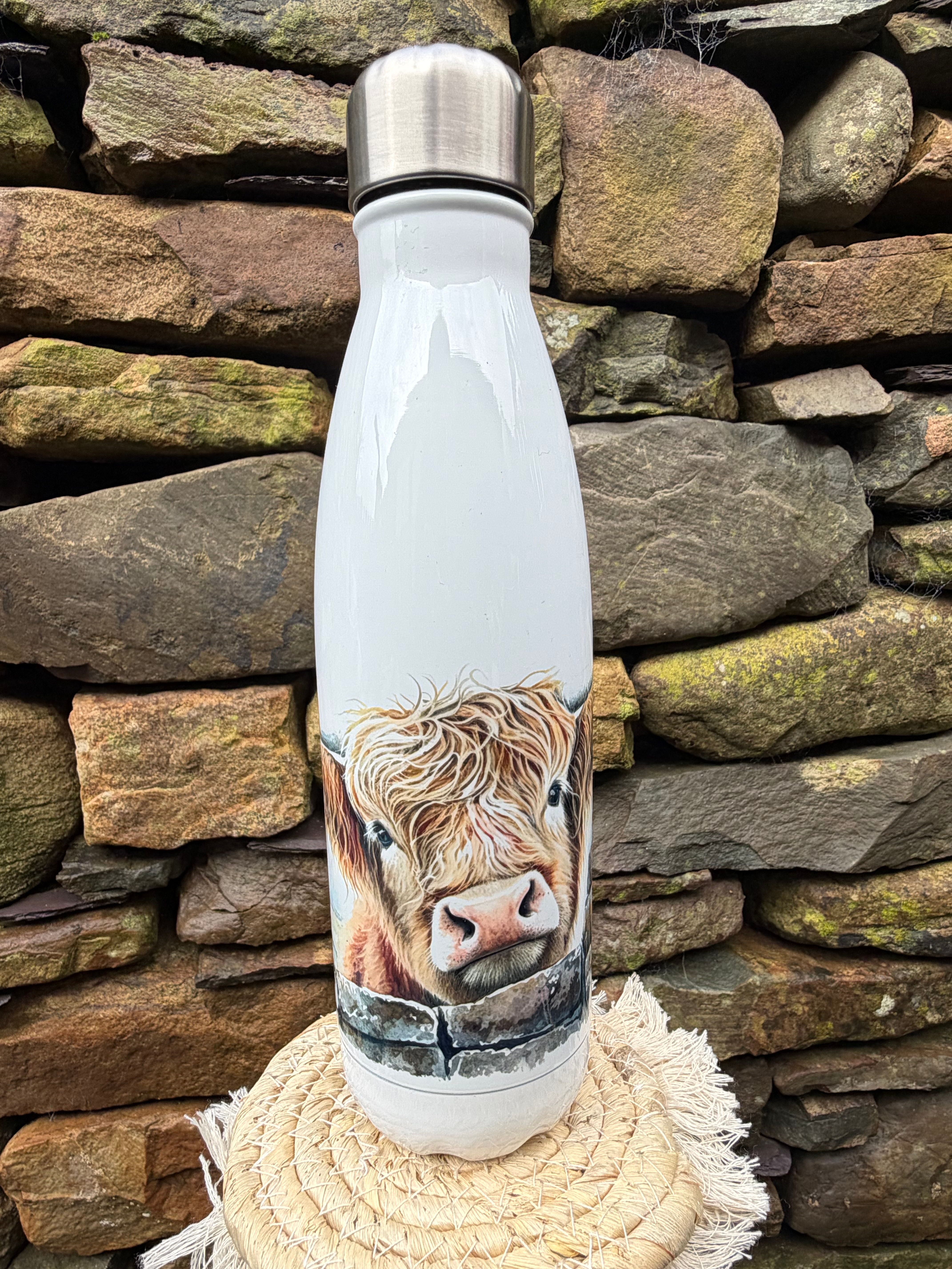 Highland look over the wall water bottle 