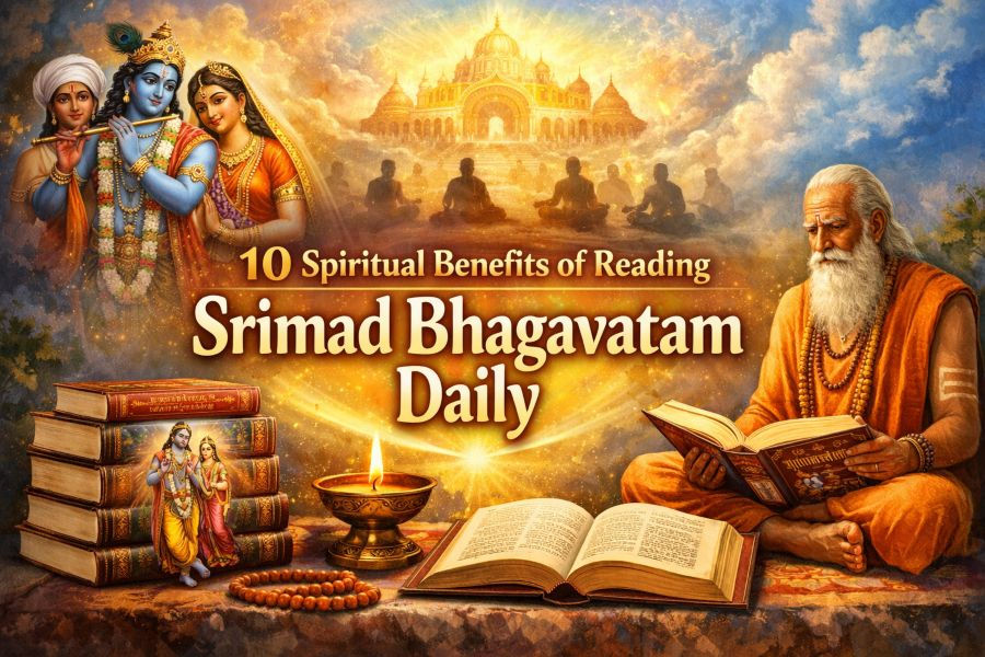 10 Spiritual Benefits of Reading Srimad Bhagavatam Daily
