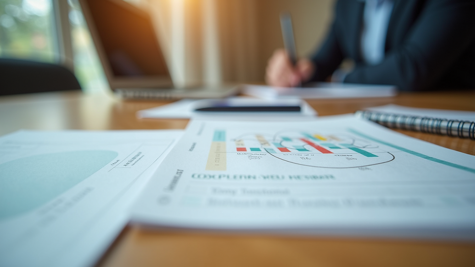 Close-up view of a leadership development workshop with coaching materials