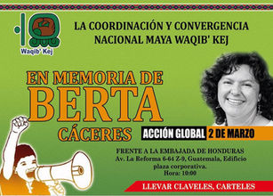Dos años del Martirio de Berca Cáceres