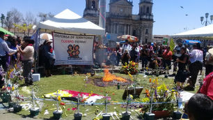 Comemorando el Femicidio de las 41 niñas victimas del 'Hogar Seguro'