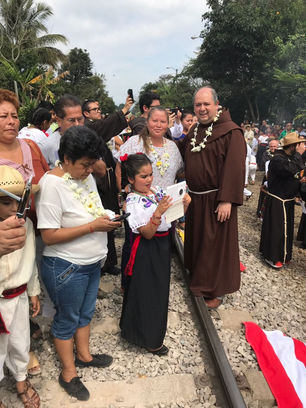 Visita Frontera 'Las Patronas', Fray Edwin Alvarado