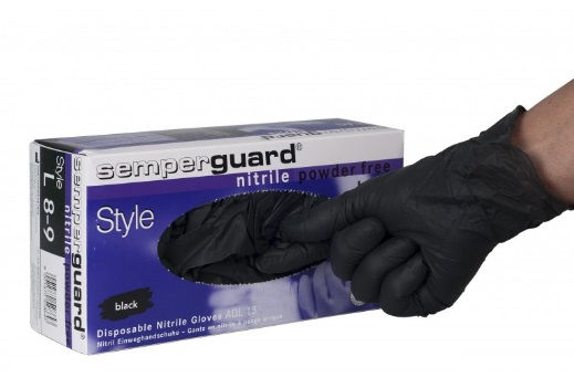 Pikkukuva: SemperGuard Black - Nitriili Käsineet