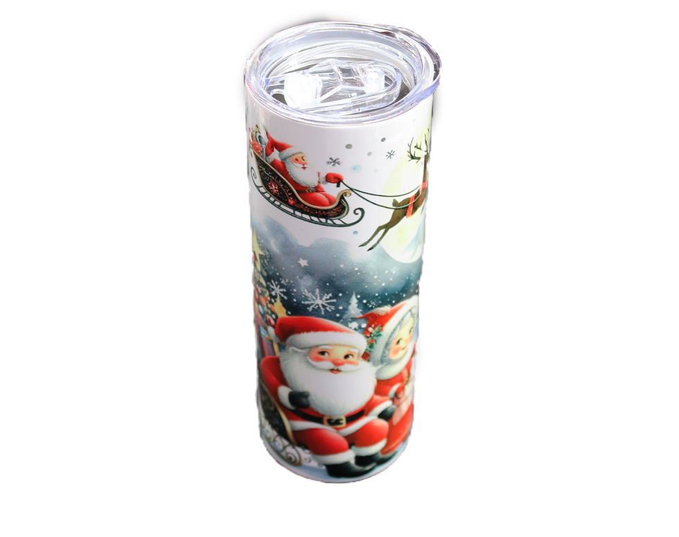 Thumbnail: 20 oz Tumblers (Santa & Mrs)