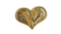 Vaccine Gold Heart Pin