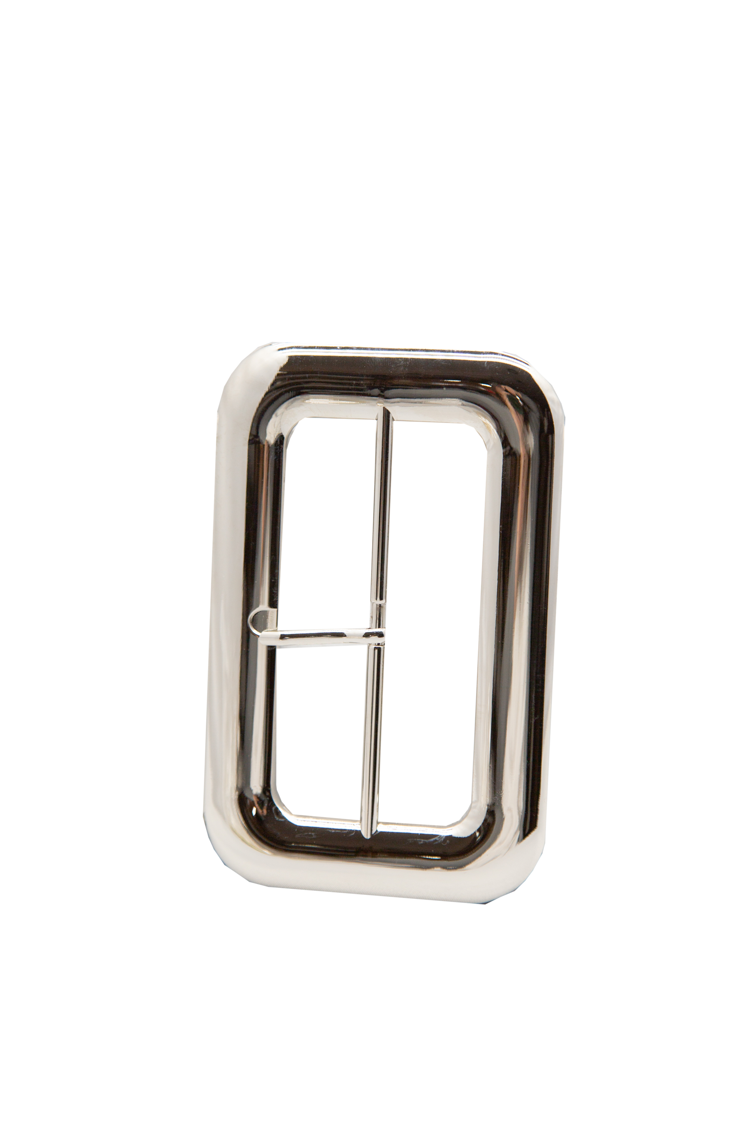 Silver Belt Buckle 4"x5.5" Vertical