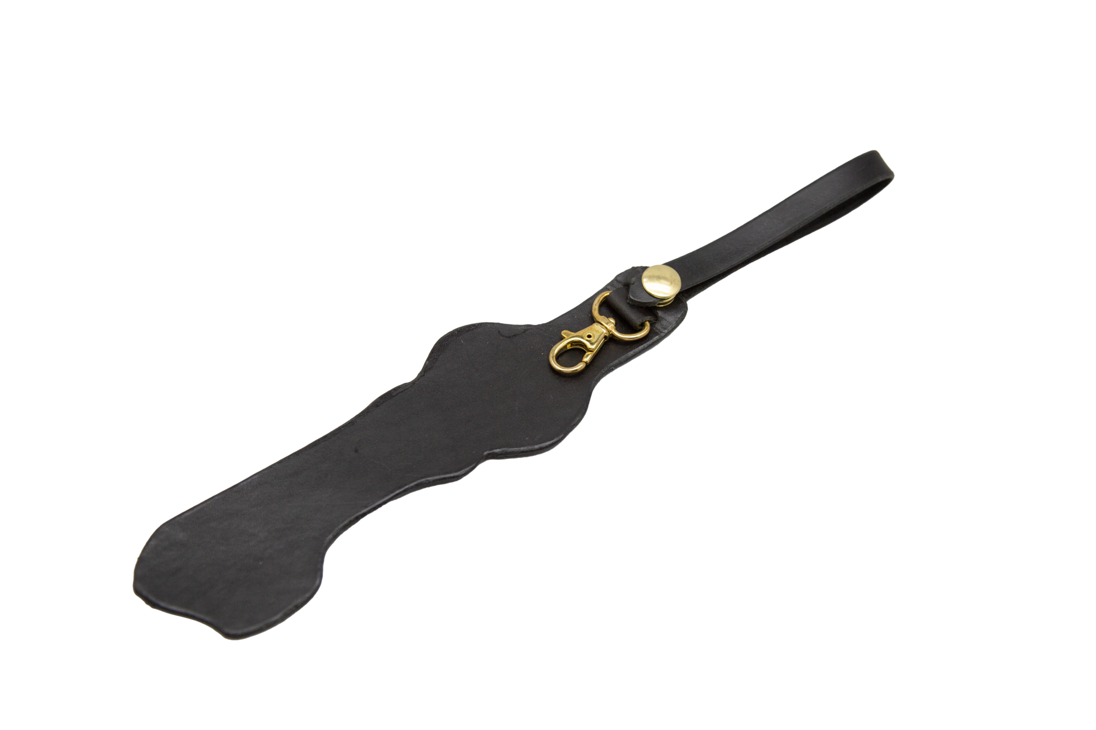 Black Leather Key Shaped Keeper