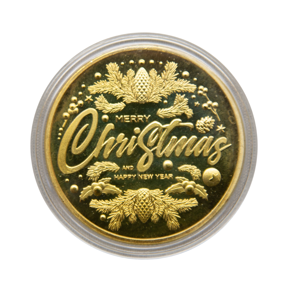 Thumbnail: Santa in Sleigh Coin with Case