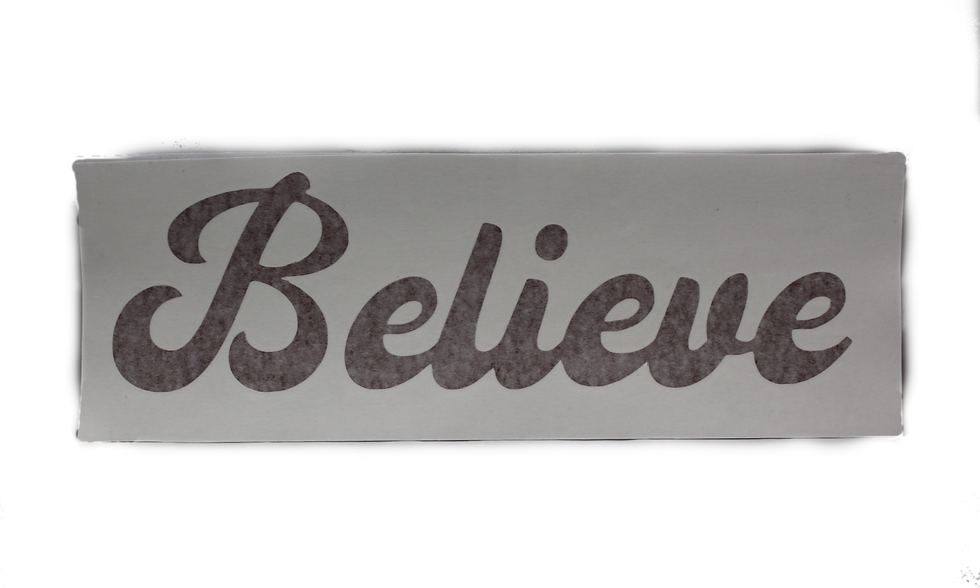 Thumbnail: Believe Decal