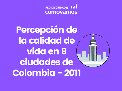 Comparativo percepción Red de Ciudades 2011