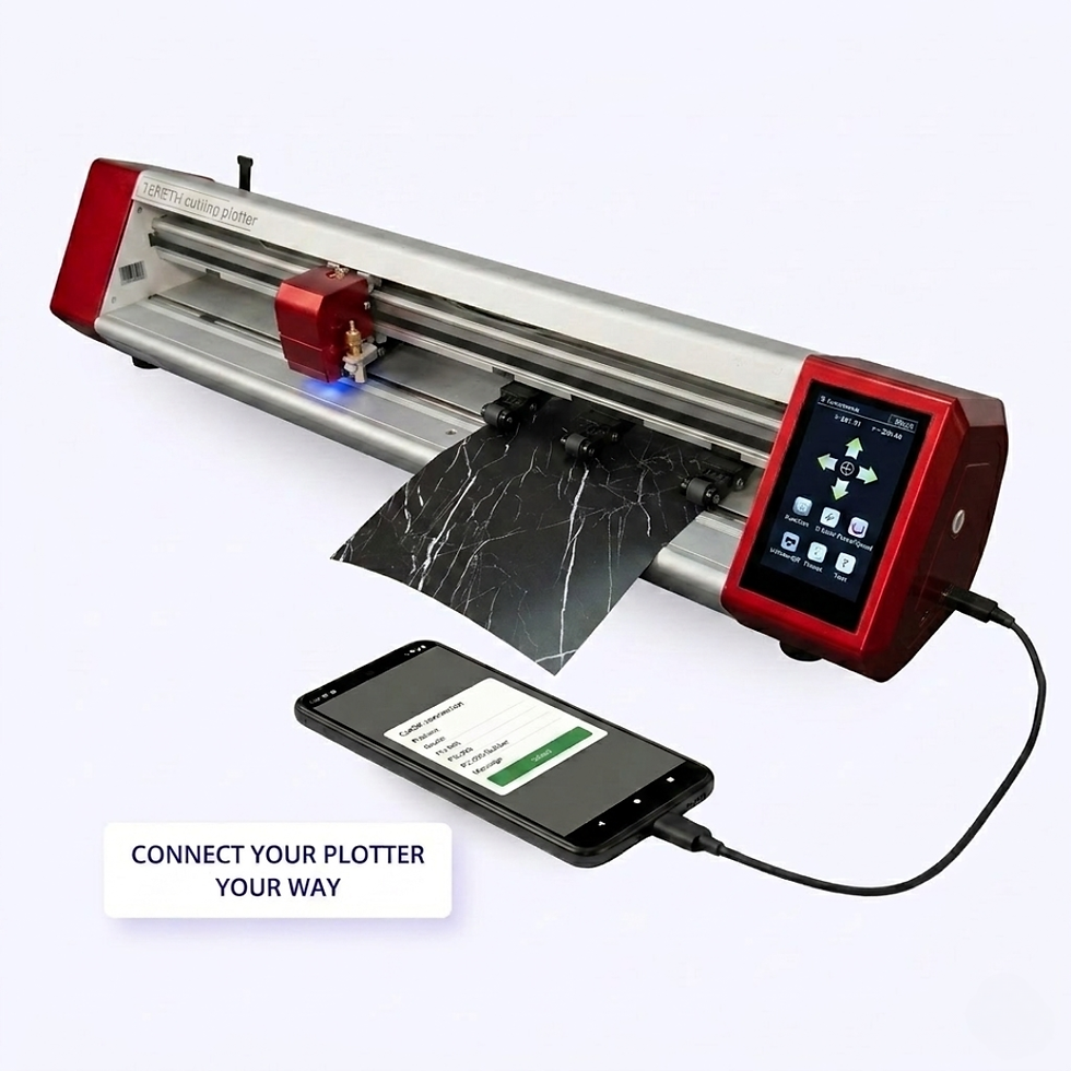 Plotter connected with all devices