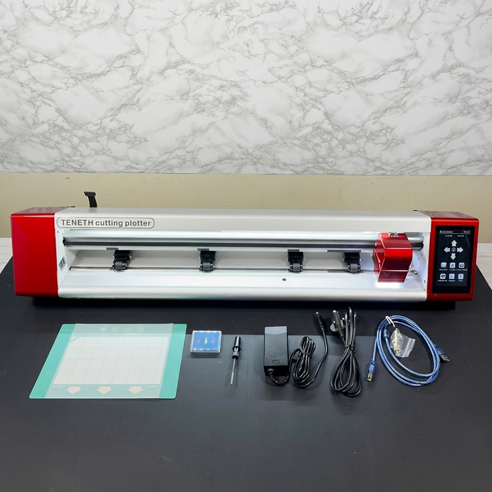 MobiCare F5-600 plotter accessories kit, fine-point blade, blade holder, USB cable, power cable and quick-start guide 