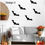 Thumbnail: 12 Large Foam Bats For Walls, Doorways, and Doors, Foam Bat Cut Out, Laser Cut,