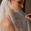 Thumbnail: Tulle Chapel Length Veil With Pearls And Jewel Det