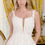 Thumbnail: Plunging V Neck Lacecd Illusion Top A Wedding Gown