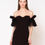 Thumbnail: D30125- Gracia - Sweet Heart Illusion Dress with Off Shoulder Ruffles