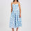 Thumbnail: Paloma Blue Print Linen Corset Midi Dress