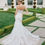 Thumbnail: NOX1014- Sweetheart Boned Waistline Embroidered Lace Wedding Gown