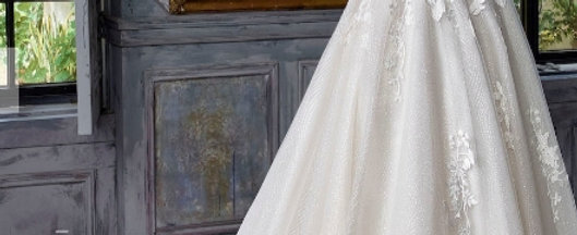 OJ1785- Gabriella Glamorous Wedding Dress  ball gown with sweetheart neckline