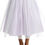 Thumbnail: 269-480- Satin Flutter Sleeve Tulle Dress