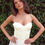 Thumbnail: CD337W - SATIN A-LINE BUSTIER BRIDAL DRESS