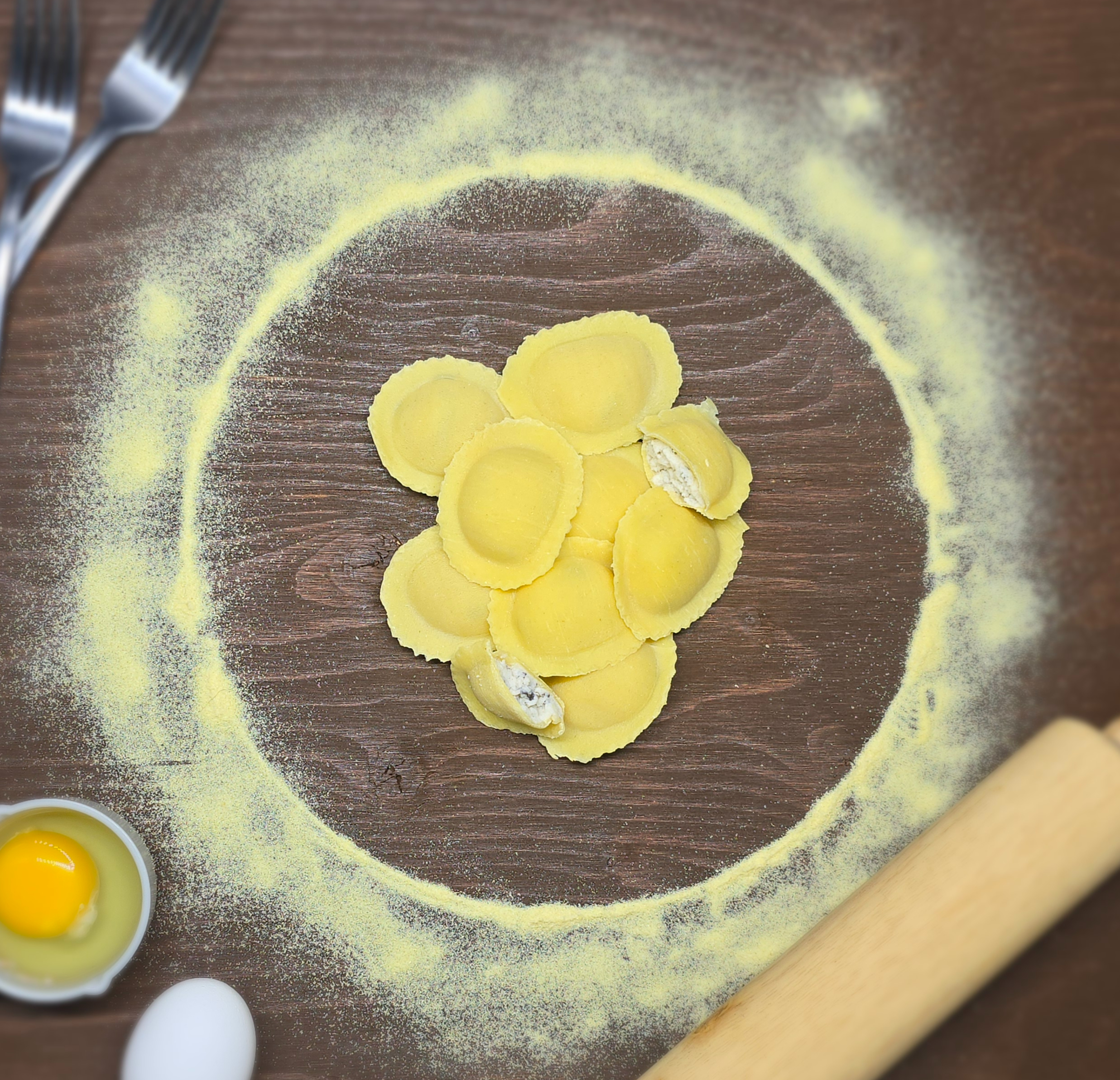 Agnolotti Ricotta-Champignon