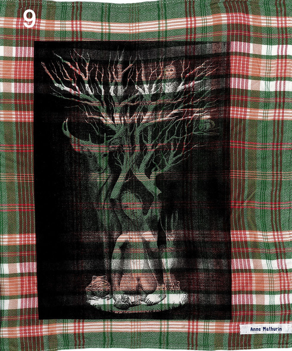 Miniature : Mouchoir "L'orée du bois"