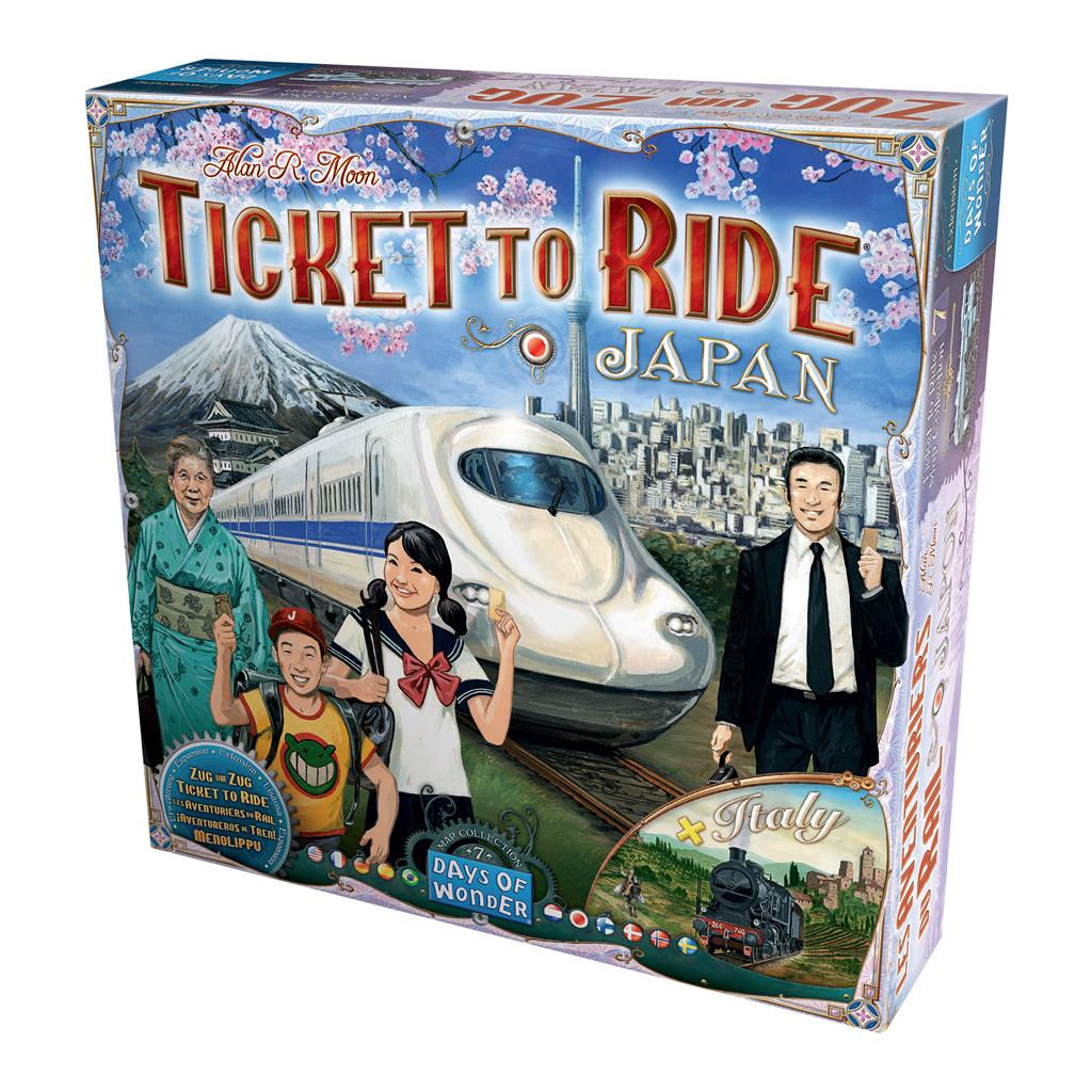 Ticket to Ride Japan and Italy