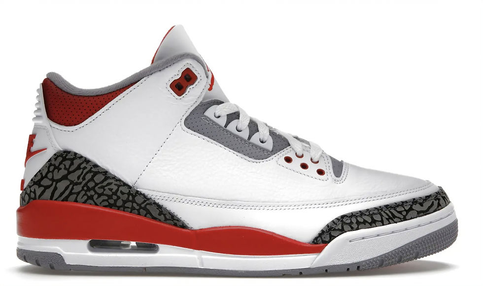 Air Jordan 3 Retro "Fire Red" 2022