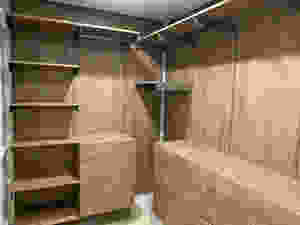 We offer Custom closet Installation of Avera Closet systems from The Container Store