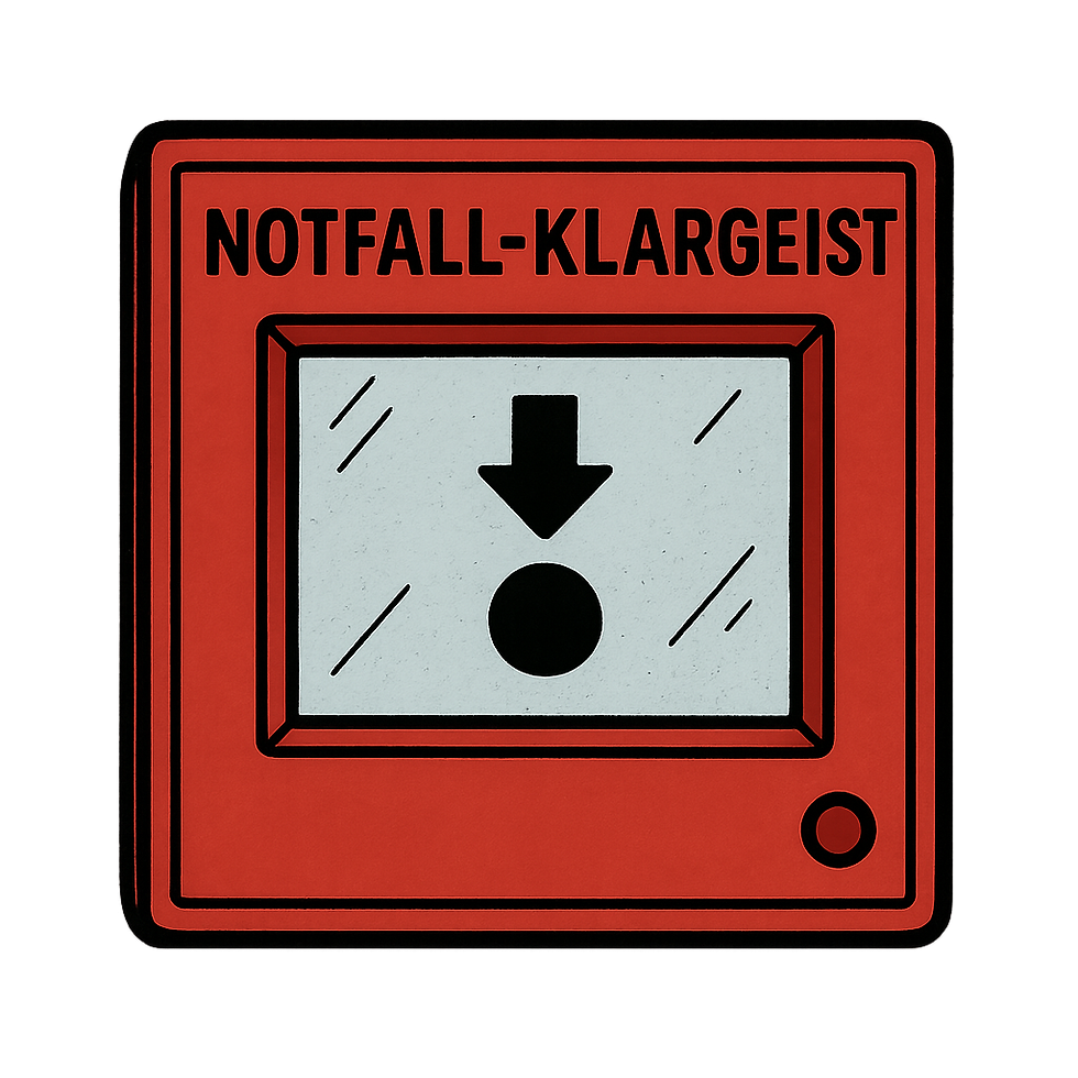 Bei akuter Unbewusstheit einschlagen