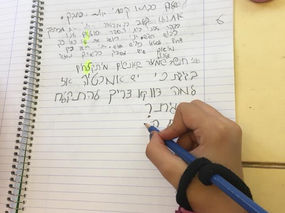 אחיזת עפרון שגויה וכתב יד לא קריא