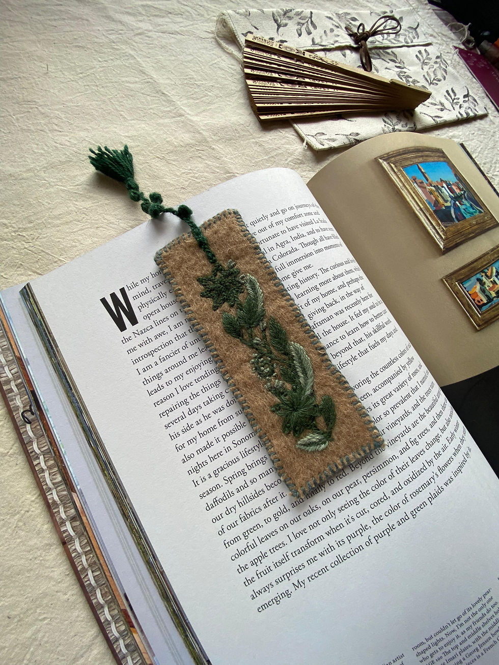 Miniatura: Marcador de libro Esmeralda Andina