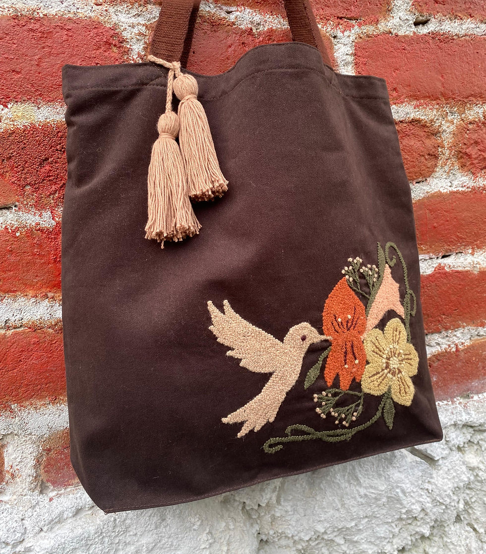 Miniatura: Tote Bag - Jardin Andino - Marrón