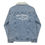 Thumbnail: Unisex denim Sword Fish sherpa jacket