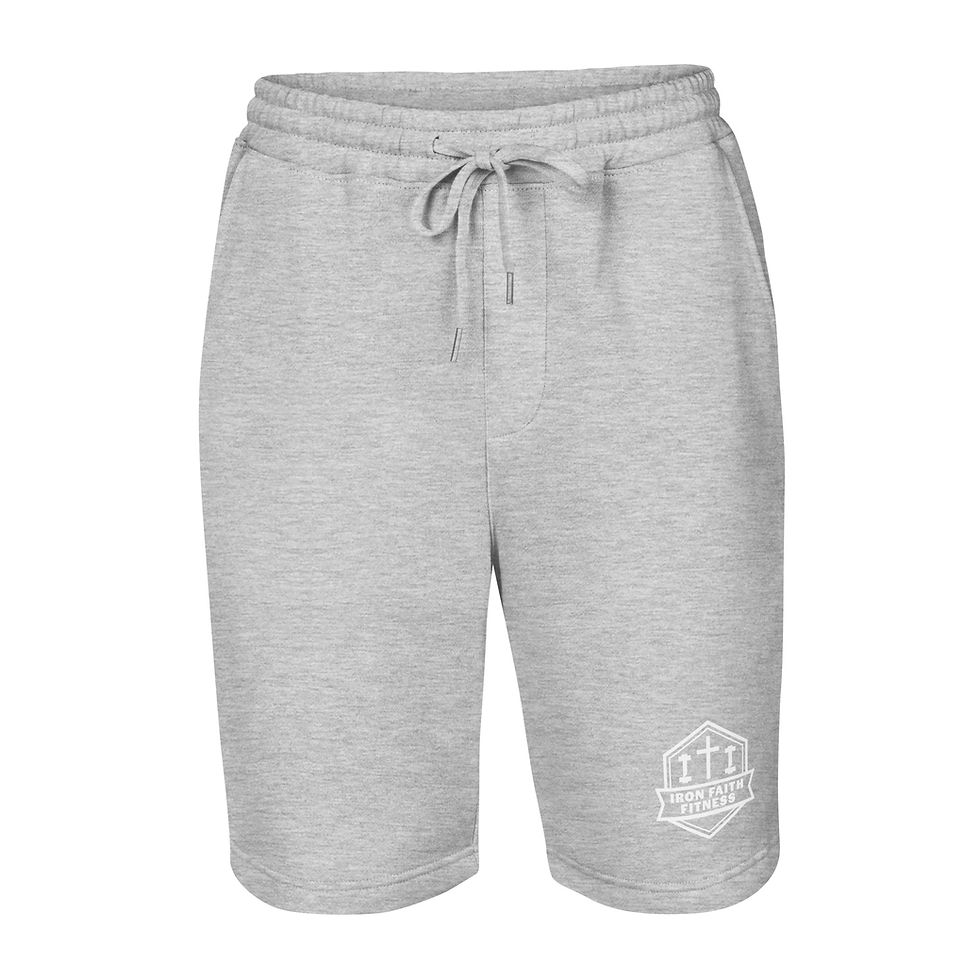Thumbnail: Iron Faith Logo Fleece Shorts
