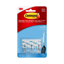 3M Command Clear Wire Utensil Hooks (3/Pack)