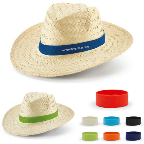 Edward Natural Straw Hat with Ribbon | Very Exciting Things