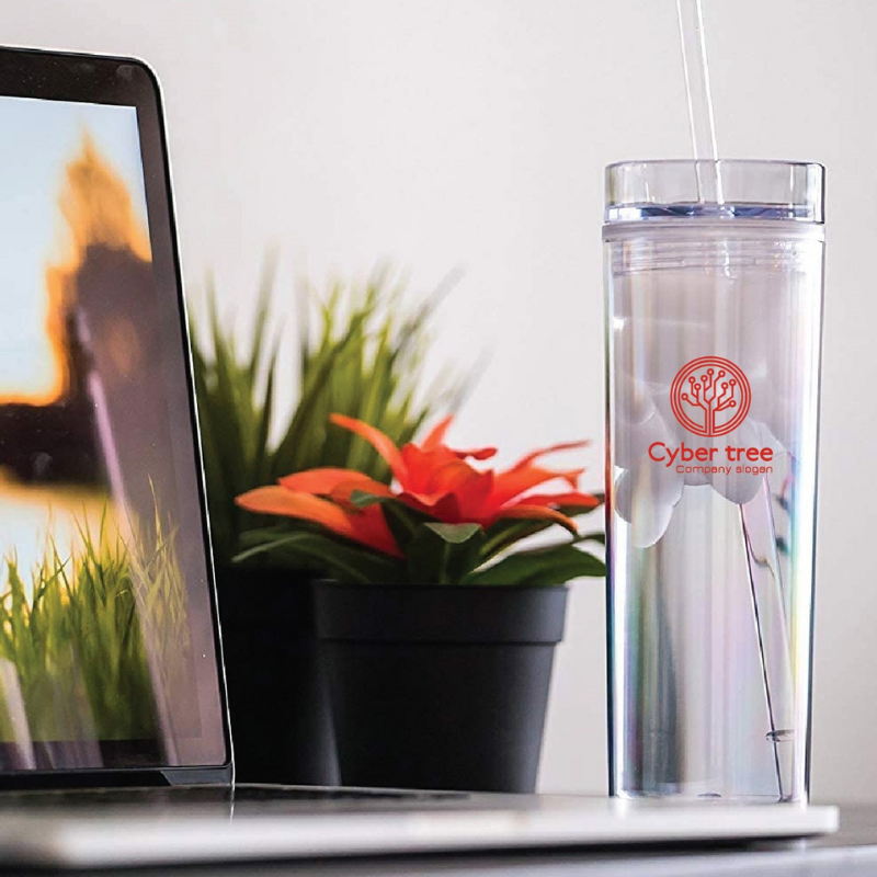 Thumbnail: 16oz Translucent Skinny Tumbler