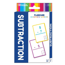 BAZIC Subtraction Flash Cards (36/Pack) - Out of Stock - Restocking Soon!