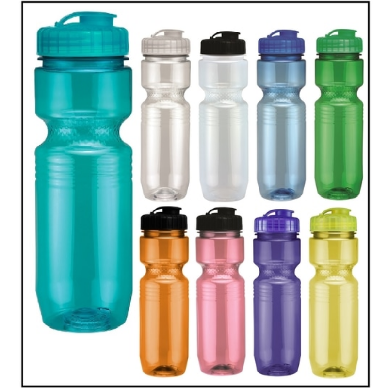 26oz. Translucent Jogger Bottle with Flip Top Lid