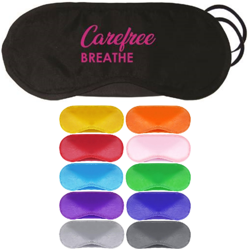 Black & Coloured Sleeping Mask