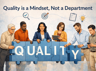Quality Is Not a Department. It's a Management Mindset.