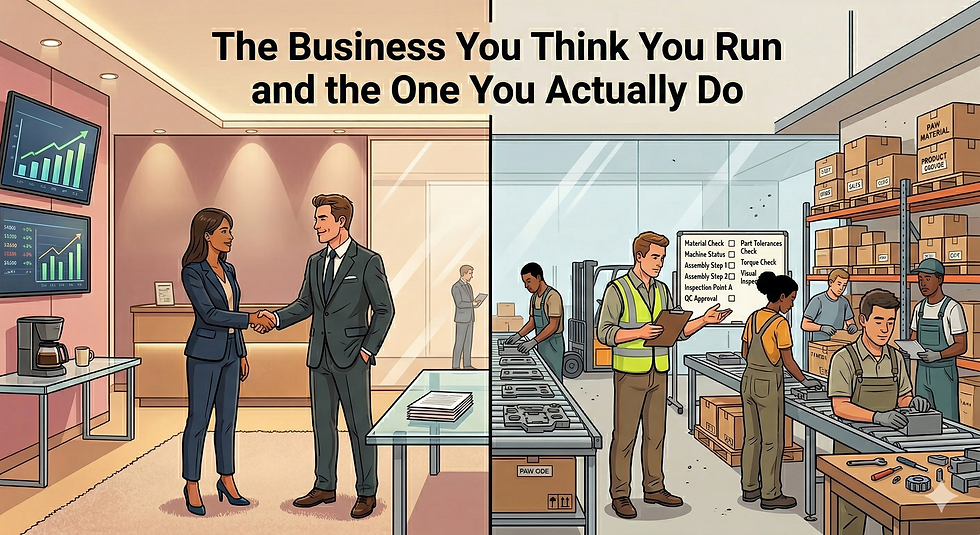 The Business You Think You Run and the One You Actually Do
