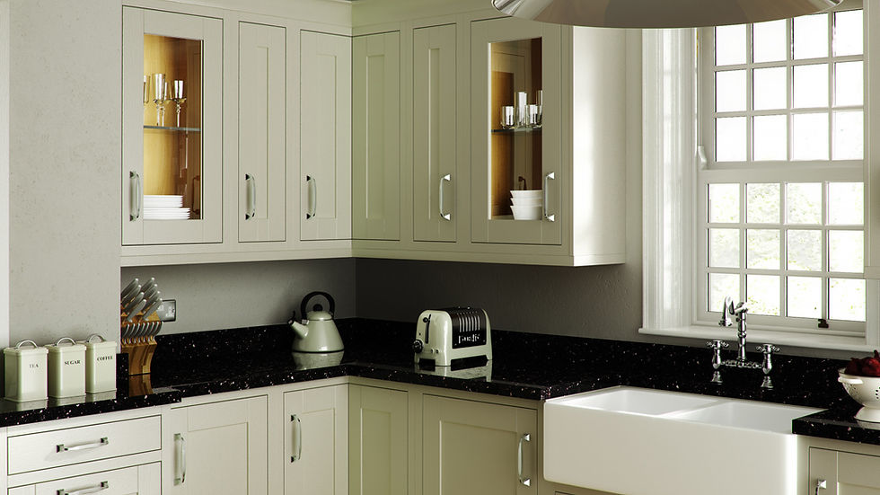 Thumbnail: Mackintosh Shires Painted Kitchen By Kuche & Bagno